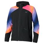Abbigliamento Mizuno Mizuno Active Alpha Hodded Giacca da corsa Uomini - arancione, 