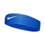 Abbigliamento Nike Nike Dri-Fit Fury Classic Fascia Per Capelli-Blu,Bianco