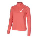 Abbigliamento Nike Nike Swoosh Half-Zip Camicia da corsa Donna - berry, 
