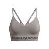 Seamless Low Long Reggiseni Sportivi Donna-Grigio