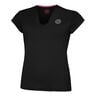 Crew V-Neck Maglietta Donna-Nero