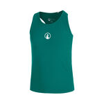 Abbigliamento da tennis Quiet Please Quiet Please Racerback Canottiera Ragazze-verde