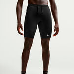 Abbigliamento Nike Nike Stride Half Tight Calzamaglia da corsa Uomini-nero, argento