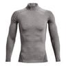 Coldgear Comp Mock Manica Lunga Uomini-Grigio