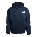 Abbigliamento adidas adidas Z.N.E. Full Zip Felpa Uomini-Blu Scuro