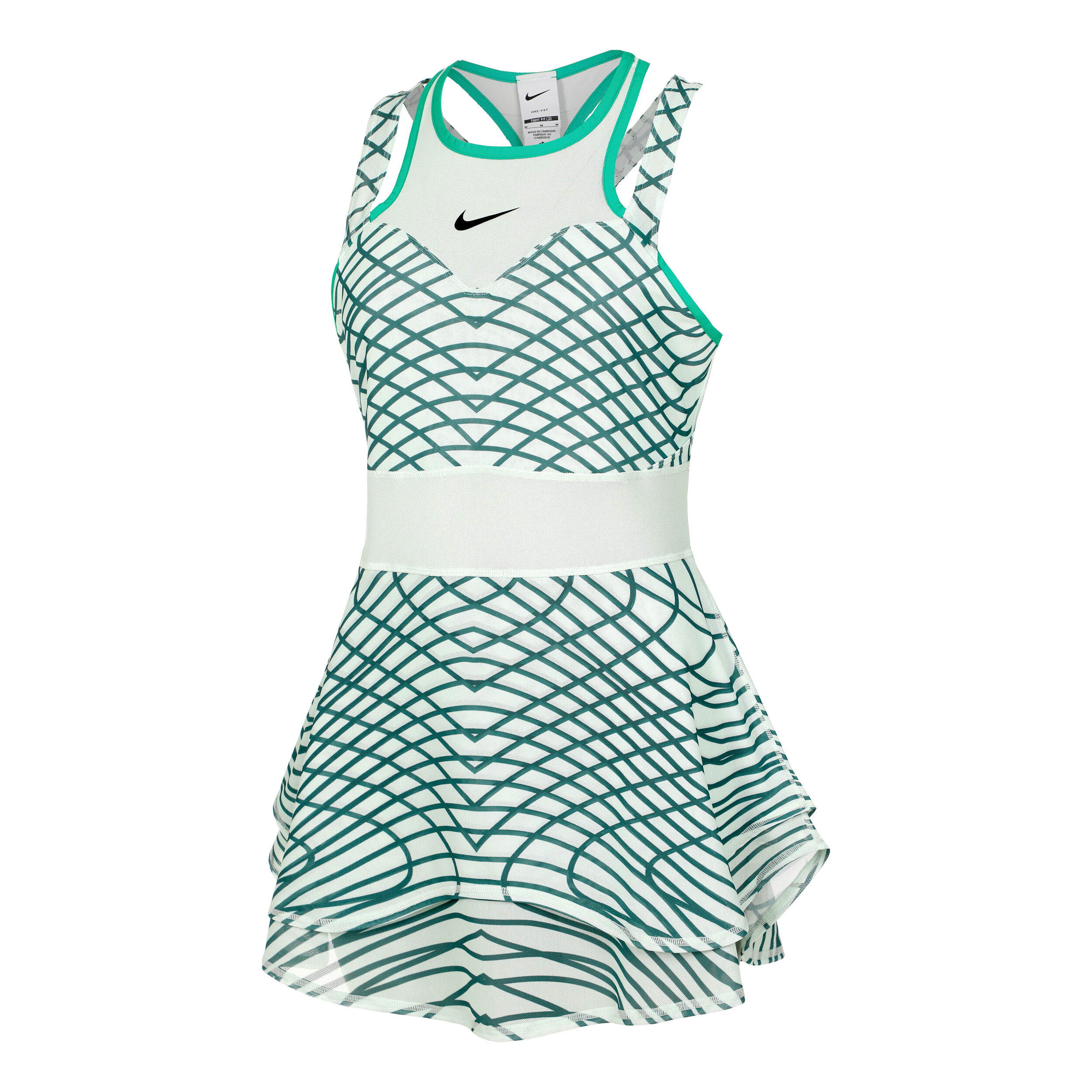 Buy Nike Dri Fit Court Slam RG Abito Donna Mint Verde online
