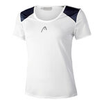 Abbigliamento HEAD HEAD 22 Tech Maglietta Donna - bianco, blu