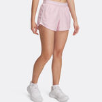 Abbigliamento Under Armour Under Armour Tech Play Up Pantaloncino Attillato Donna-Rosa