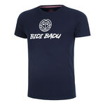 Abbigliamento BIDI BADU BIDI BADU Crew Logo Maglietta Uomini-Blu Scuro