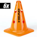 Equipaggiamento allenatore HEAD HEAD Cappellino Confezione Da 6 Grande-Arancione