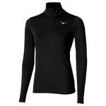 Abbigliamento Mizuno Mizuno Core Impulse Half Zip Camicia da corsa Donna - nero, 