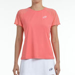 Abbigliamento Bullpadel Bullpadel Dedale Maglietta Donna-Corallo
