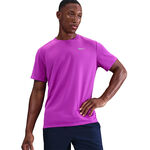 Abbigliamento Nike Nike Miler Camicia Da Corsa Uomini-Viola,Argento