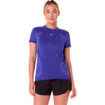 Abbigliamento ASICS ASICS Road Seamless Camicia da corsa Donna-blu, lilla