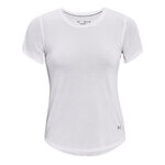 Abbigliamento Under Armour Under Armour Streaker Camicia Da Corsa Donna-Bianco