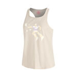 Abbigliamento BIDI BADU BIDI BADU Paris 2025 Chill Canottiera Ragazze-Beige