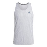 Abbigliamento adidas adidas Ultimate Engineered Camicia Da Corsa Uomini-Argento