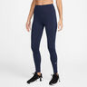 Dri-FIT One High Rise Calzamaglia Donna - blu scuro, bianco