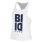 Abbigliamento BIDI BADU BIDI BADU Crew Logo Canottiera Donna-Bianco