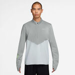 Abbigliamento Nike Nike Pacer Winterized Half-Zip Camicia da corsa Uomini - grigio, argento
