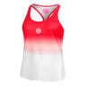 Crew Gradiant Canottiera Donna-Rosso,Bianco
