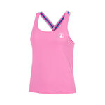 Abbigliamento da tennis Quiet Please Quiet Please Serve & Volley 2.0 Canottiera Ragazze - rosa, bianco