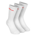 Abbigliamento Wilson Wilson Crew Logo Calzini da tennis Unisex - bianco, 
