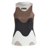 Marimekko Canottiera Donna-Nero,Multicolore