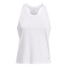 Streaker Singlet Top Da Corsa Donna-Bianco