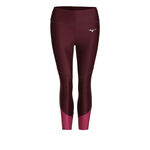 Abbigliamento Mizuno Mizuno Impulse Core 3/4 Calzamaglia Da Corsa Donna-Viola