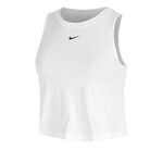 Abbigliamento Nike Nike One Classic Dri-FIT Crop Canottiera Donna-Bianco