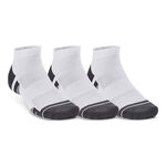 Abbigliamento Under Armour Under Armour Performance Tech Low Calzini Da Tennis Confezione Da 3-Bianco