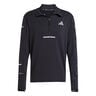 adi365 Warm Half-Zip Camicia da corsa Uomini-nero