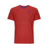Evin Tech Round Maglietta Ragazzi - rosso scuro, 