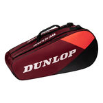 Dunlop Dunlop Performance CX Club Borsa Per Racchetta Da 6-Nero,Rosso