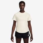 Abbigliamento Nike Nike Swift Camicia da corsa Donna - crema, 
