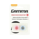 Accessori per racchette Gamma Gamma Ring Shockbuster Antivibrazioni-Rosso,Nero