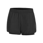 Abbigliamento NEO NEO Flyweight TEK 2in1 Pantaloncini Da Corsa Donna-Nero