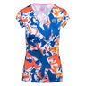 Bella 2.0 Tech V-Neck Maglietta Donna-Blu Scuro,Multicolore