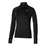 Abbigliamento Mizuno Mizuno Warmalite HZ Top Da Corsa Donna-Nero