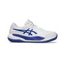Gel-Resolution X Scarpa Per Terra Rossa Bambini-Bianco,Blu Scuro