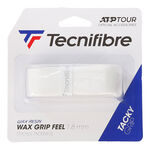 Grip Tecnifibre Tecnifibre Wax Feel Grip Confezione Da 1-Bianco