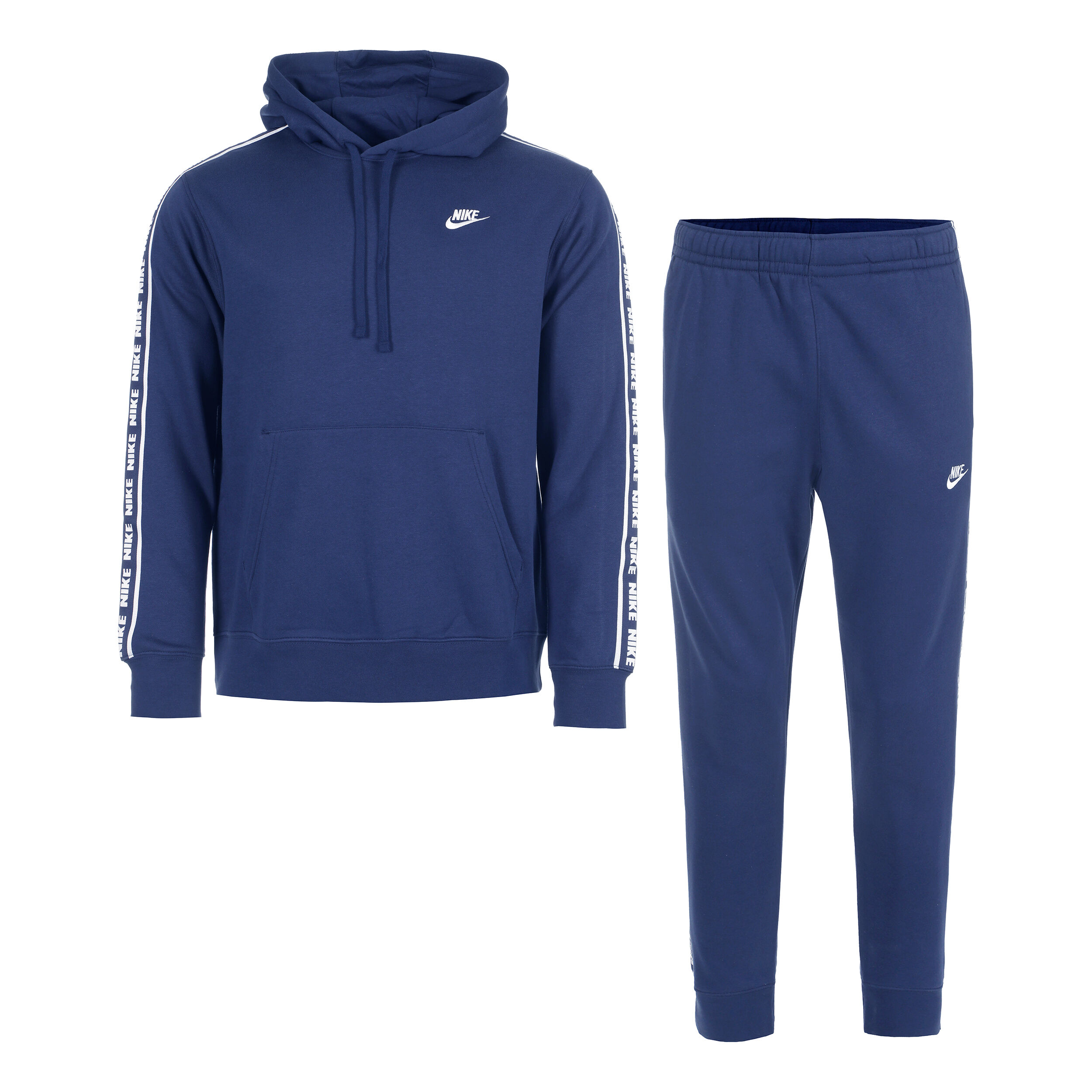 Buy Nike Club Fleece GX Tuta Da Allenamento Uomini Blu Scuro Bianco online Tennis Point CH