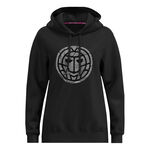 Abbigliamento BIDI BADU BIDI BADU Protected Leafs Chill Felpa Con Cappuccio Donna-Nero,Bianco