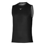 Abbigliamento Mizuno Mizuno Core Graphic Camicia Da Corsa Uomini-Nero