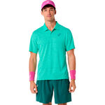 Abbigliamento da tennis ASICS ASICS Match Jacquard    Polo Uomini-verde