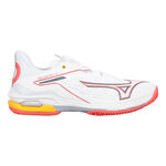 Scarpe da tennis Mizuno Mizuno Wave Exceed Tour 6 Scarpa Per Terra Rossa Donna-Bianco,Corallo