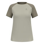 Abbigliamento Odlo Odlo X-Alp Trail Camicia da corsa Donna-grigio, oliva