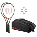 Confezione Di Racchette Wilson 2x CLASH 100 V3.0 FRM