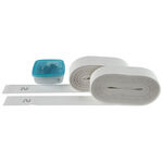 Equipaggiamento allenatore Easy Lines Easy Lines Midcourt Linee Laterali 4 Rotoli Campo In Terra Rossa-Bianco